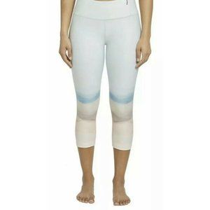 CALIA Carrie Underwood Essential Tight Fit Capri Landscape Mint Green Womens‎ S